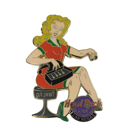 Hard Rock CAFE トレーダー 女性 ピンズ ハードロックカフェ LAS VEGAS
