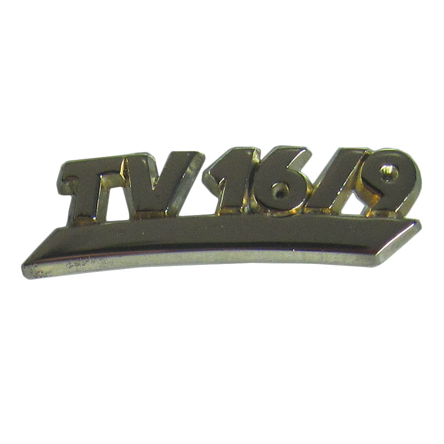 ピンズ TV 16/9 フランス 留め具付き レトロ ピンバッジ