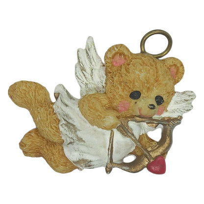 クマの天使 ピンズ エンジェルベア  留め具付き レトロ ピンバッジ