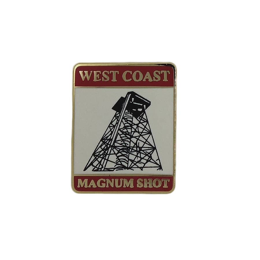 弾薬メーカー WEST COAST MAGNUM SHOT ブローチ