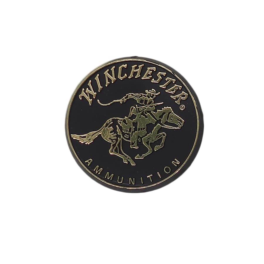 WINCHESTER ウィンチェスター AMMUNITION ピンズ 銃弾 留め具付き