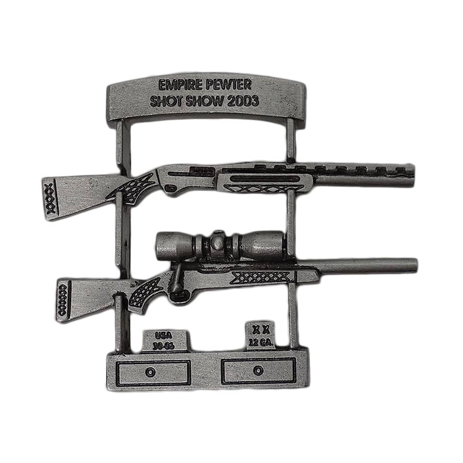 SHOT SHOW 2003 ライフル ピンズ ピューター EMPIRE PEWTER 留め具付き