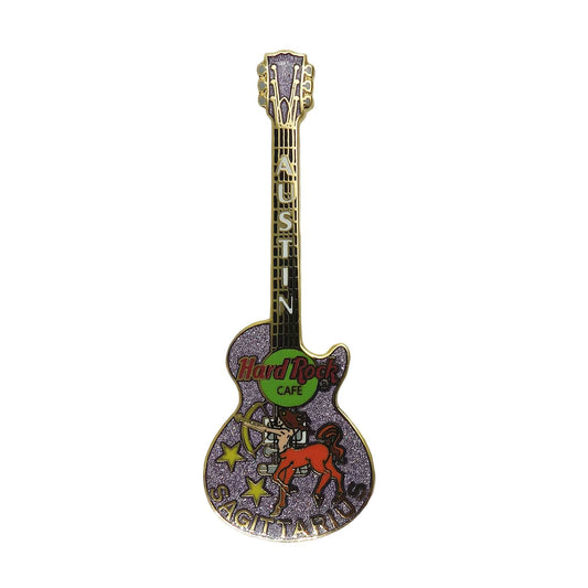 Hard Rock CAFE 射手座 ギター ピンズ ハードロックカフェ AUSTIN 留め具付き