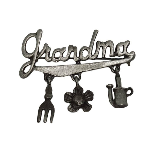 Grandma ブローチ おばあちゃん