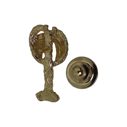 ヤシの木 ピンズ 金色 留め具付き