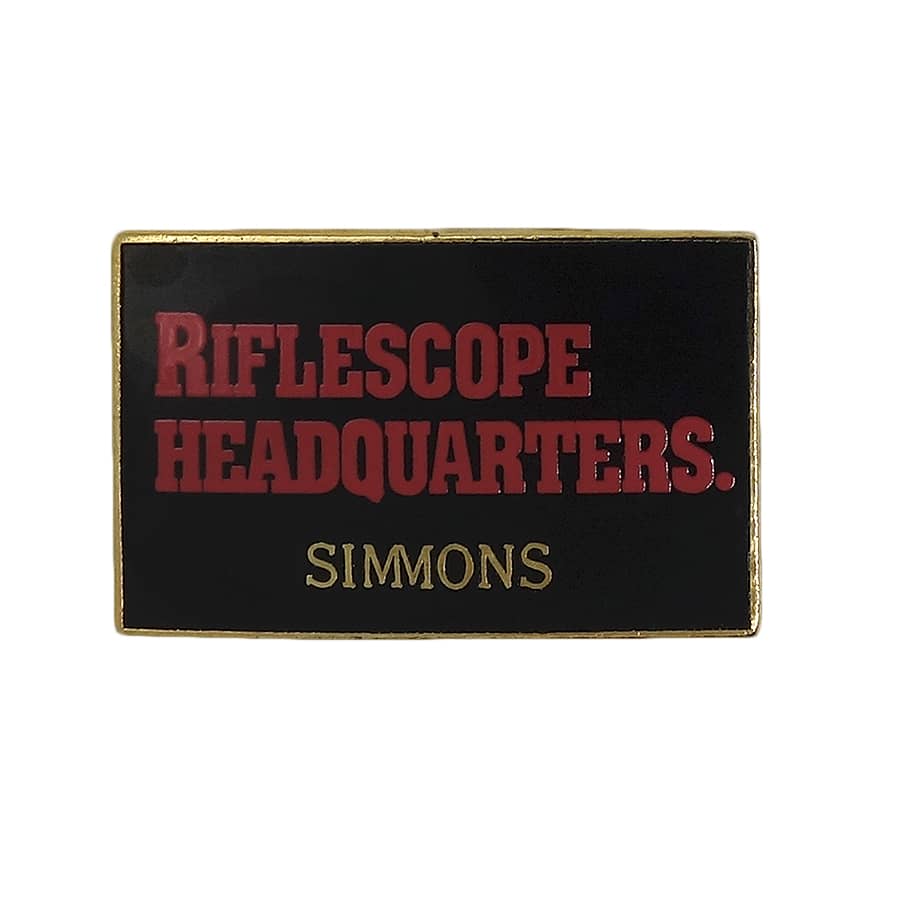 SIMMONS シモンズ ピンズ ライフルスコープメーカー 留め具付き