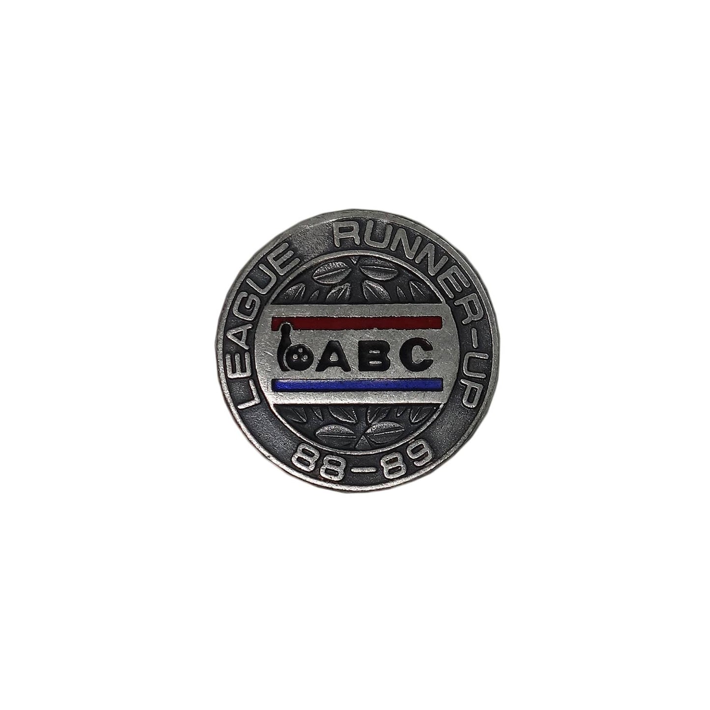ABC ボウリング ピンズ LEAGUE RUNNER-UP 88-89 留め具付き