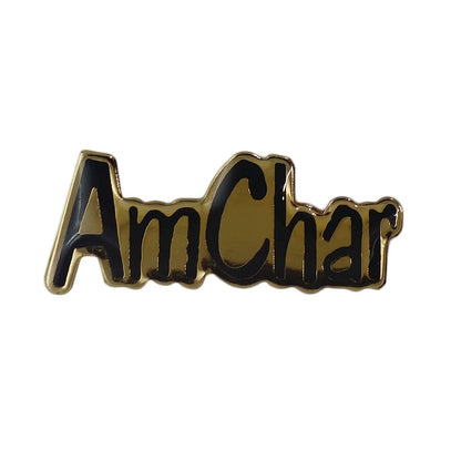 AmChar ピンズ 銃器販売業者 留め具付き