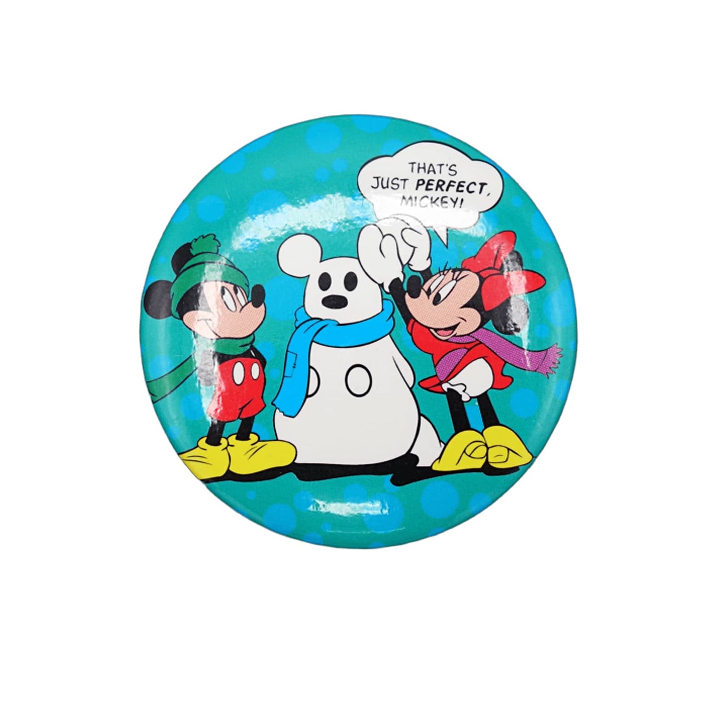 ミッキーマウス ミニーマウス 缶バッジ ディズニー DISNEY