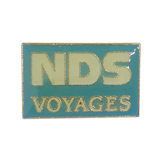 ピンズ NDS VOYAGES 留め具付き レトロ