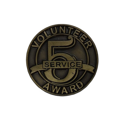 VOLUNTEER AWARD ピンズ 留め具付き