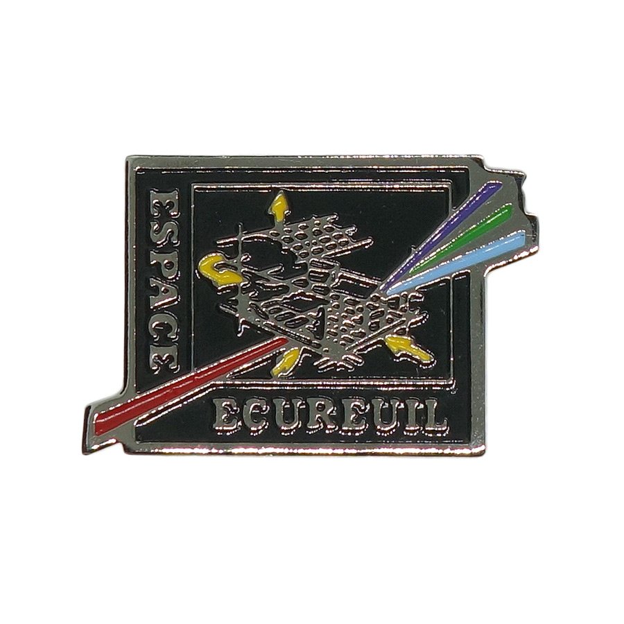 ピンズ ESPACE ECUREUIL 現代アート展示スペース 留め具付き レトロ