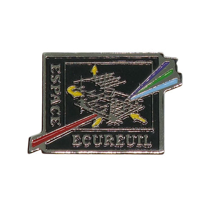 ピンズ ESPACE ECUREUIL 現代アート展示スペース 留め具付き レトロ