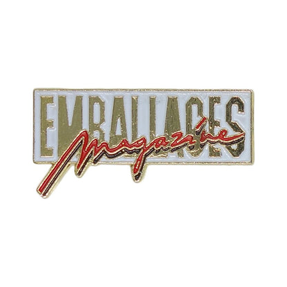 ピンズ 雑誌 Emballages Magazine 留め具付き レトロ