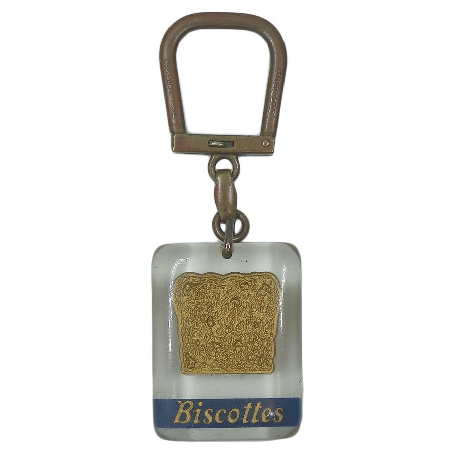 Bourbon ビンテージ キーホルダー Biscottes ラスク