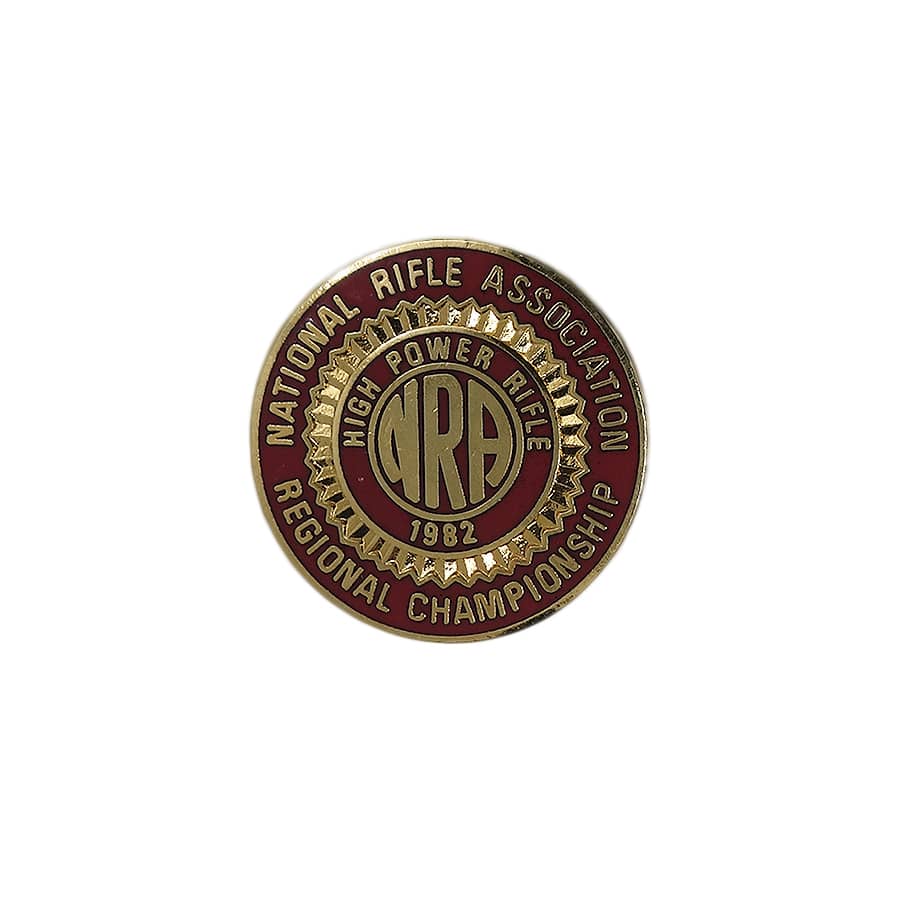 NRA REGIONAL CHAMPIONSHIP ピンズ 全米ライフル協会 留め具付き