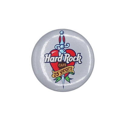Hard Rock CAFE 缶バッジ ハードロックカフェ 25years