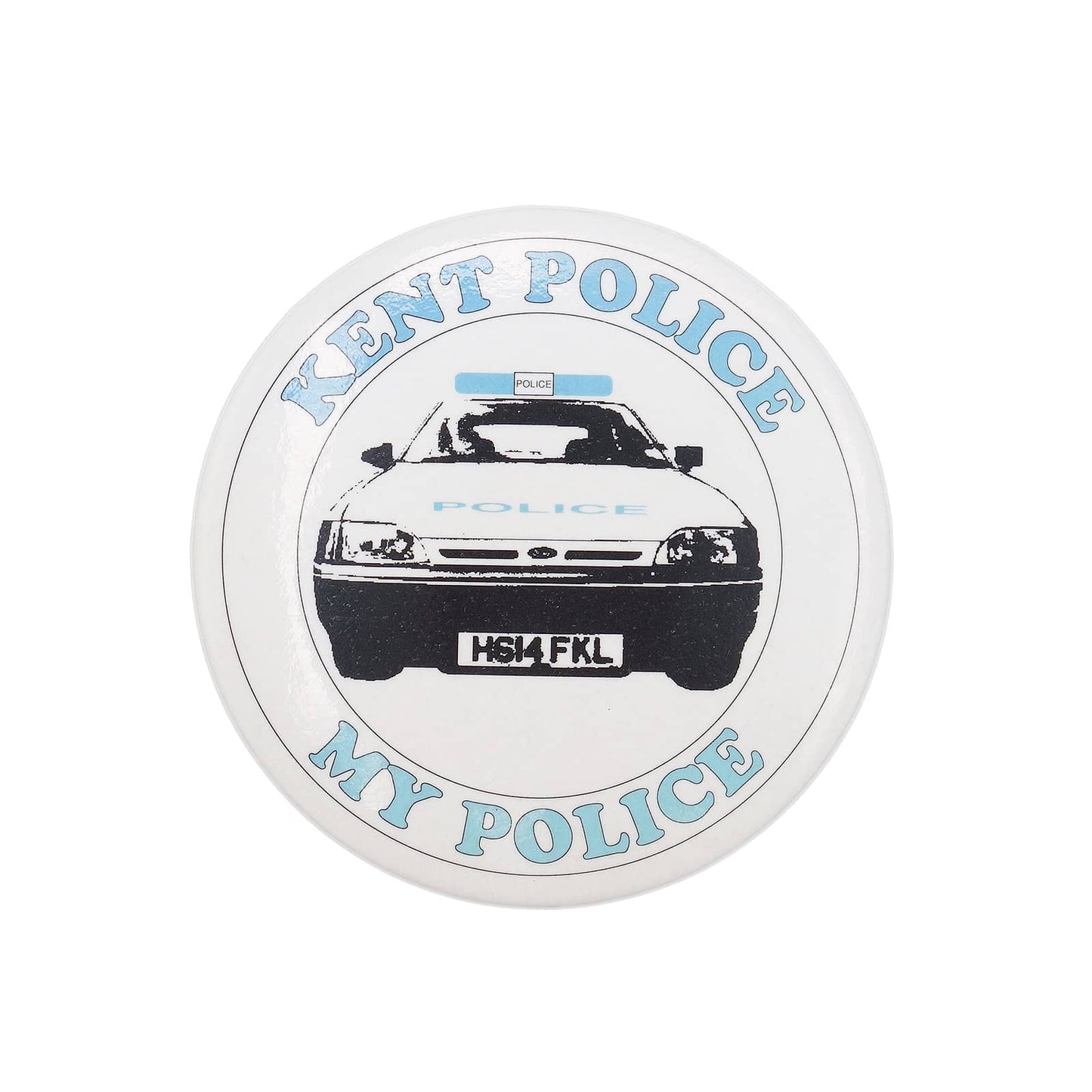 KENT POLICE MY POLICE 缶バッジ バッチ　ポリス パトカー