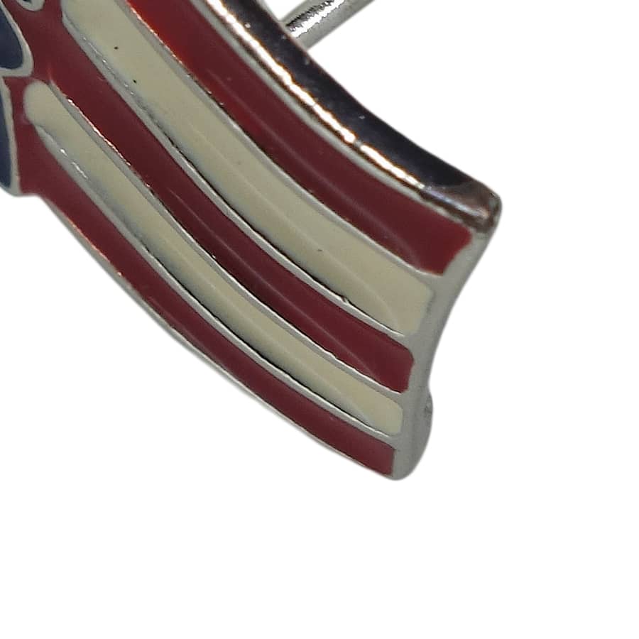 USA ピンズ 星条旗 留め具付き