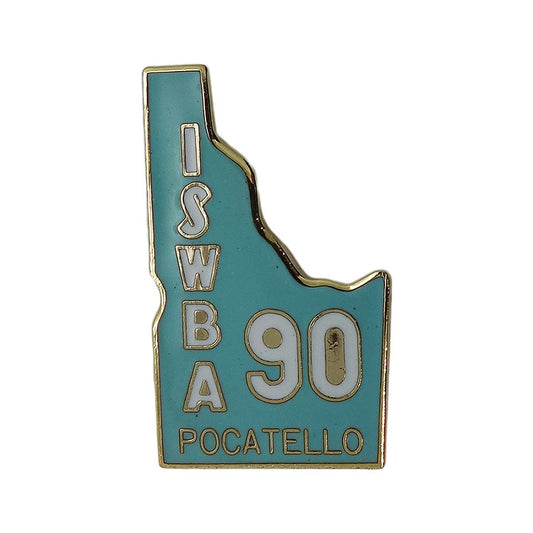 ISWBA 90 ボウリング ピンズ POCATELLO アイダホ州 地図型