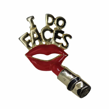 I DO FACES ピンズ 口紅 留め具付き