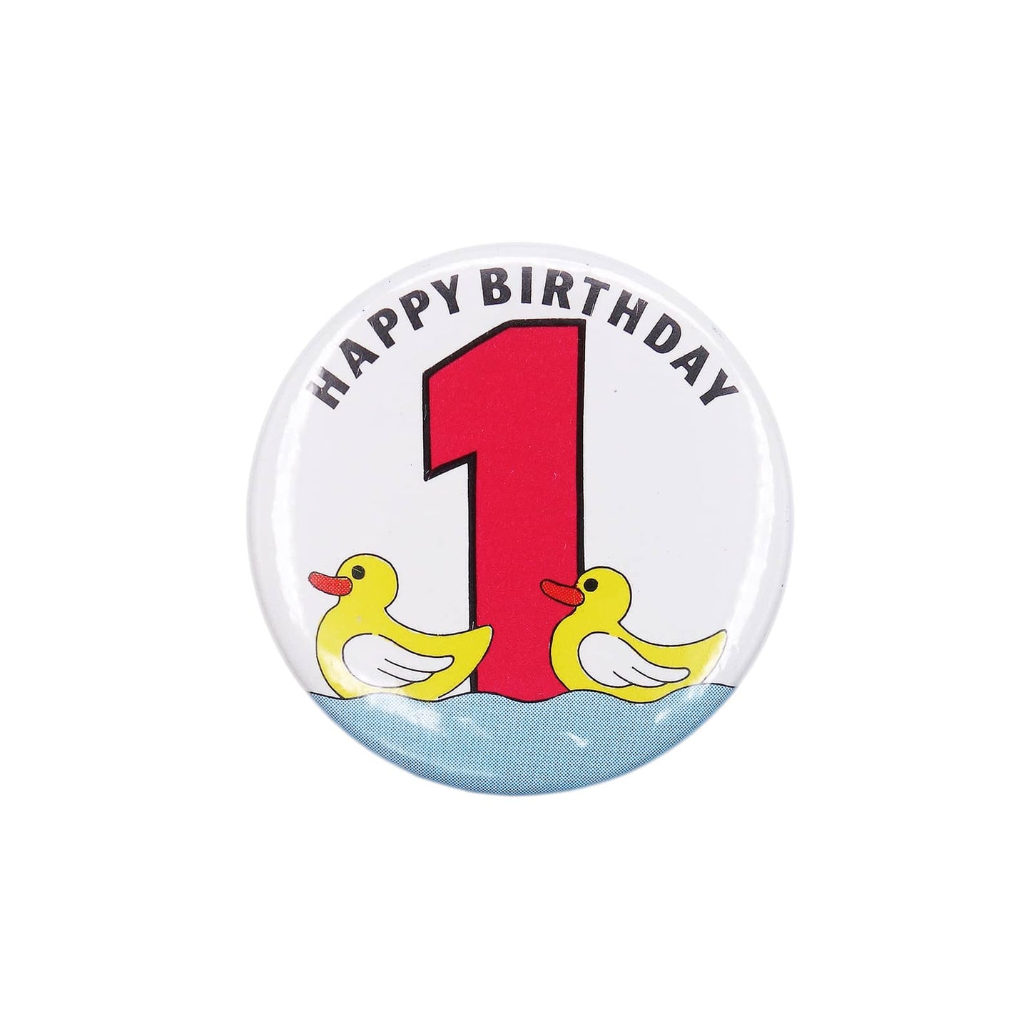 HAPPY BIRTHDAY 1 缶バッジ バッチ 1歳 誕生日