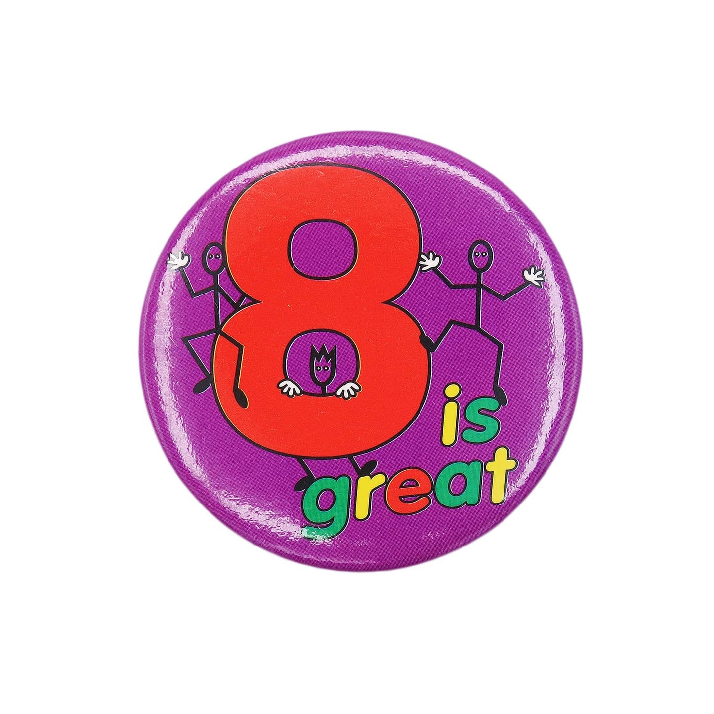 8 is great 缶バッジ バッチ 8歳 誕生日