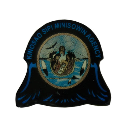 ピンズ Kinosao Sipi Minisowin Agency 留め具付き ピンバッジ レトロ