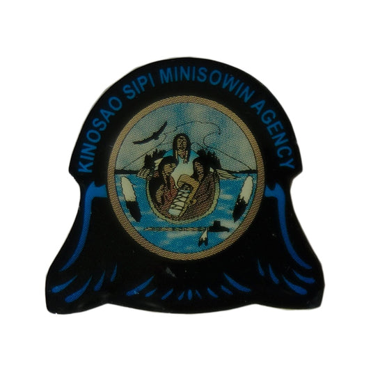 ピンズ Kinosao Sipi Minisowin Agency 留め具付き ピンバッジ レトロ