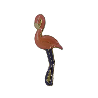 フラミンゴ ピンズ 鳥 留め具付き