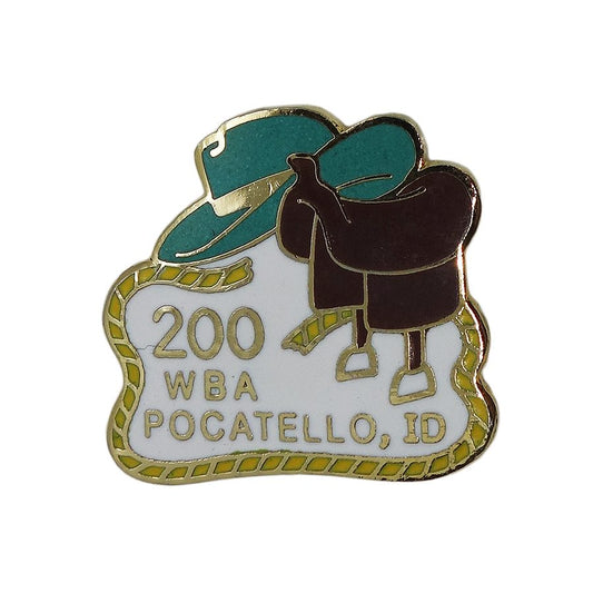 200 WBA POCATELLO,ID 馬具 ピンズ ボウリング アイダホ州 ピンバッチ