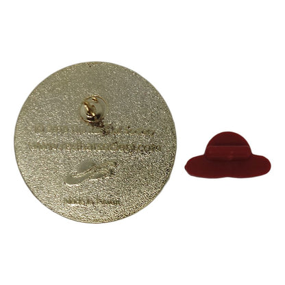 Red Hat Society ピンズ SUPPORTING MEMBER 赤い帽子 留め具付き