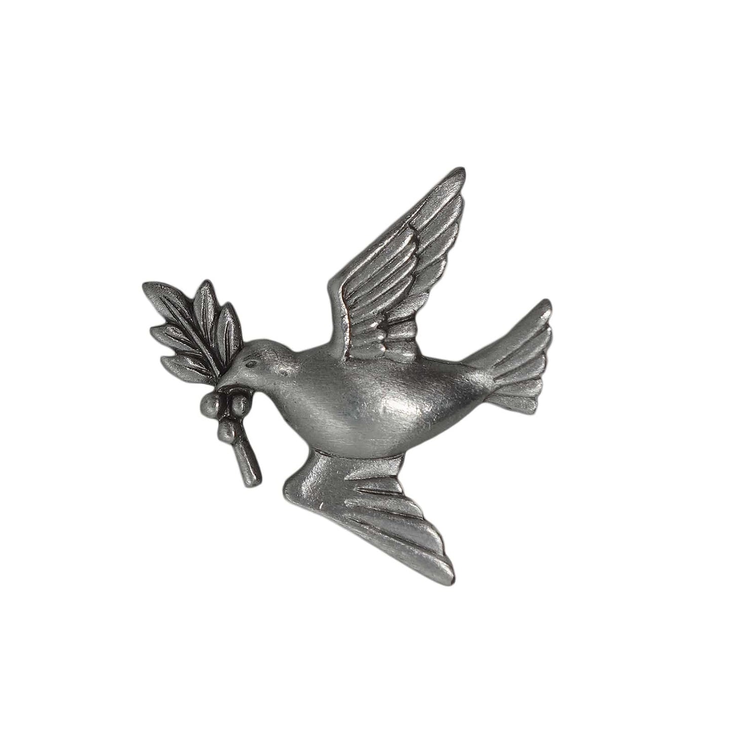 JJ オリーブの枝をくわえた鳩 ピンズ JONETTE JEWELRY 留め具付き