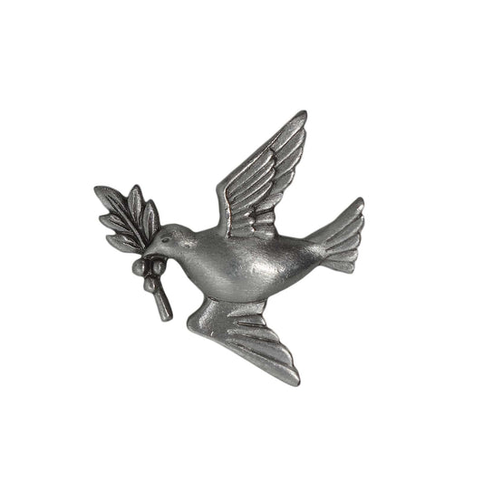 JJ オリーブの枝をくわえた鳩 ピンズ JONETTE JEWELRY 留め具付き