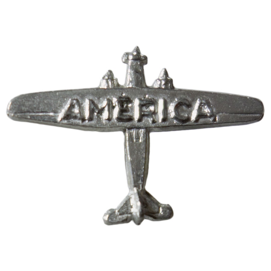 ピンズ プロペラ機 AMERICA 留め具付き