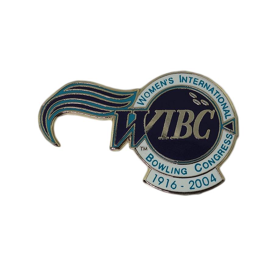 WIBC 1916-2004 ボウリング ピンズ 留め具付き