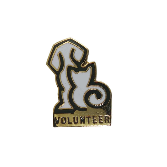 VOLUNTEER ピンズ 動物 留め具付き