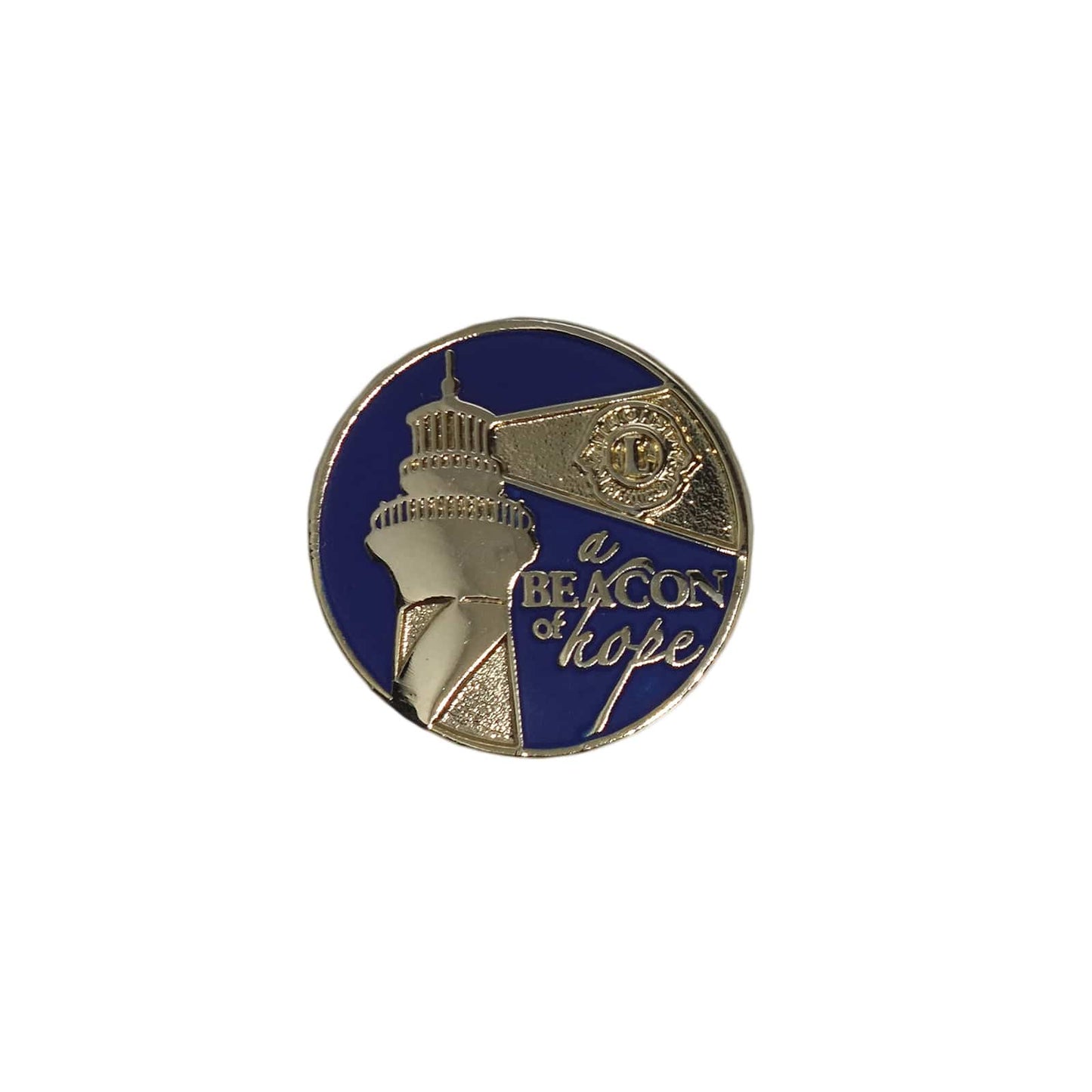 Lions Club ライオンズクラブ ピンズ a BEACON of hope 留め具付き