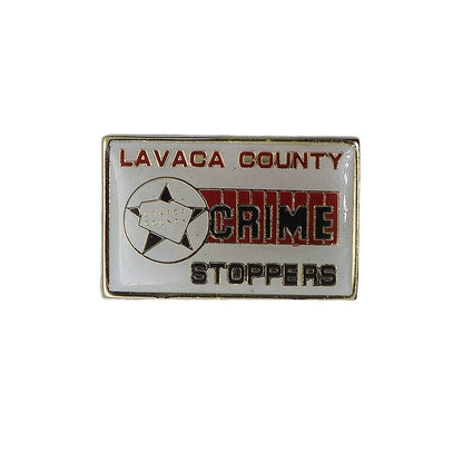 CRIME STOPPERS ピンズ LAVACA COUNTY