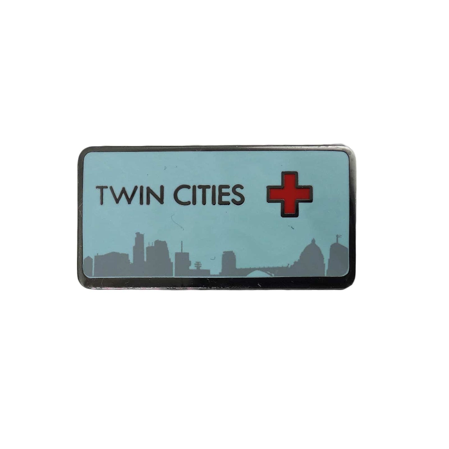 TWIN CITIES 赤十字 ピンズ 留め具付き