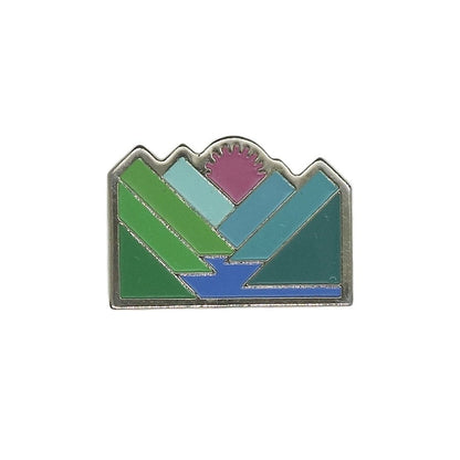 ピンズ LOGO MOTIV デザインアート 留め具付き レトロ