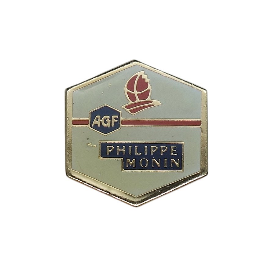 ピンズ オリンピック アルベールビル 五輪 AGF 留め具付き レトロ ピンバッチ