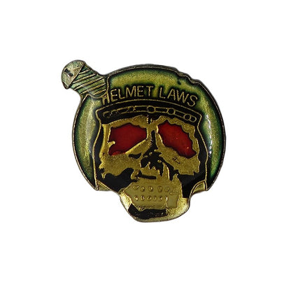 HELMET LAWS スカル ピンズ バイカー 髑髏 ピンバッジ