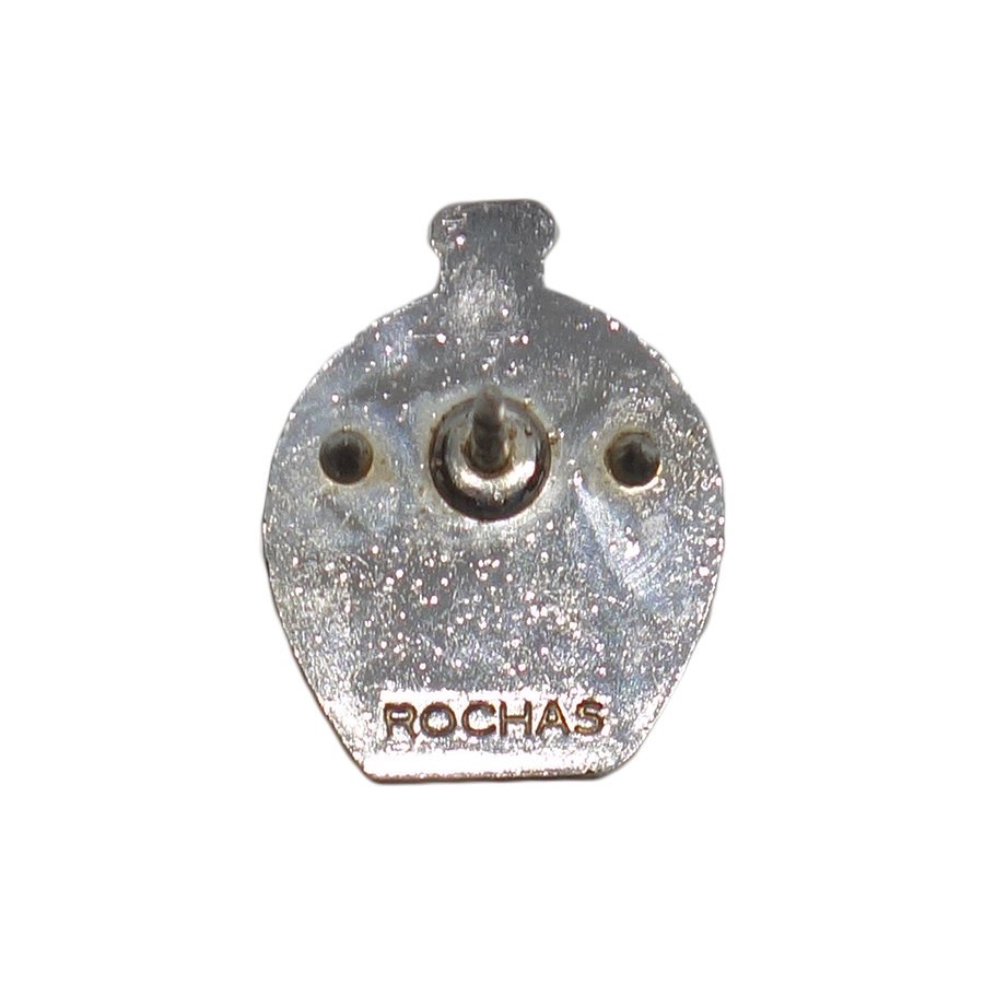 Rochas ロシャス 香水ボトル型 ピンズ コスメ ピン 留め具付き レトロ