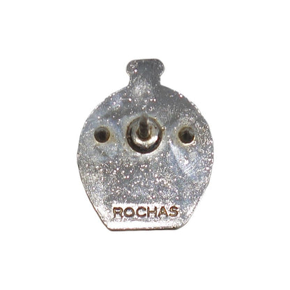Rochas ロシャス 香水ボトル型 ピンズ コスメ ピン 留め具付き レトロ
