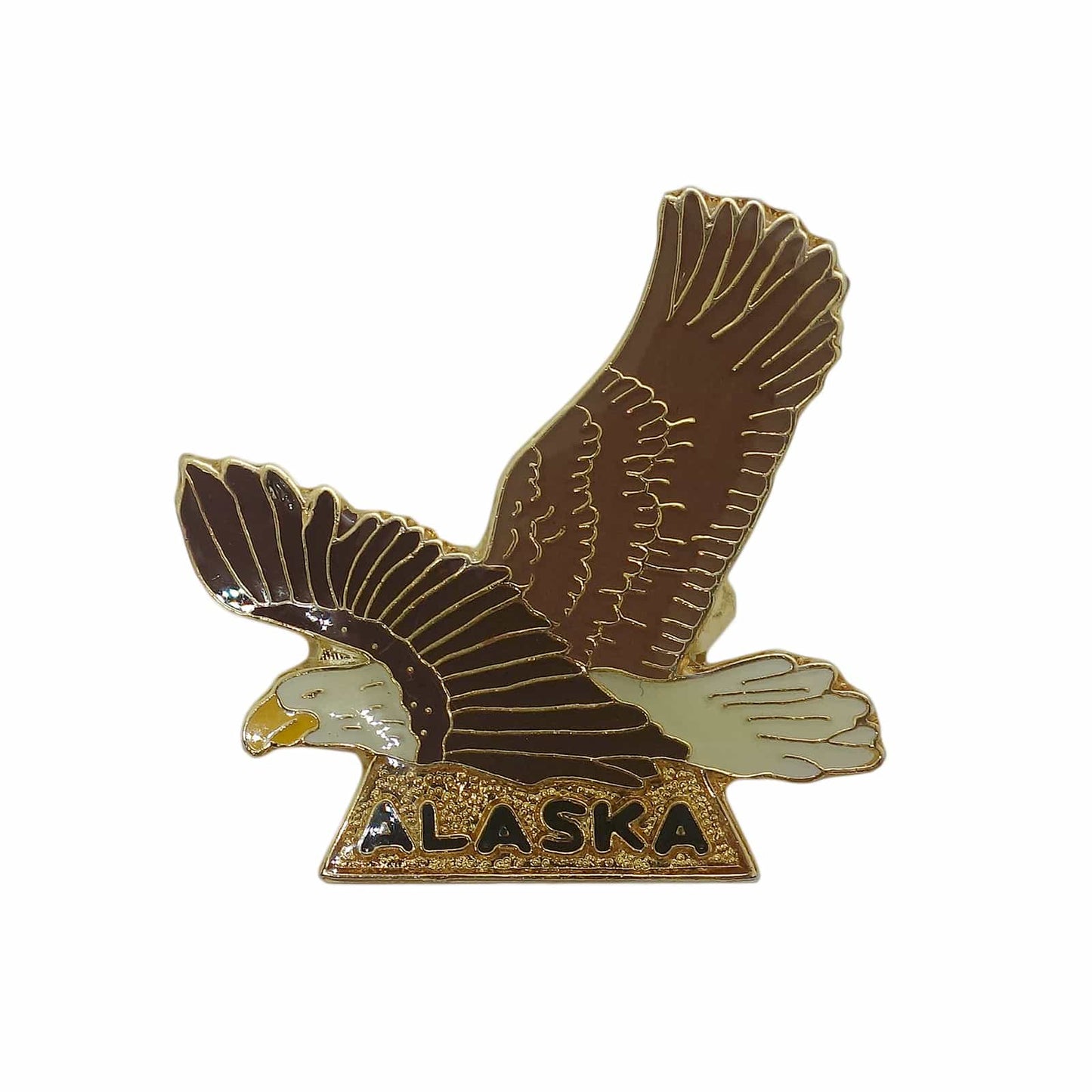 ALASKA ハクトウワシ ピンバッジ ブローチ