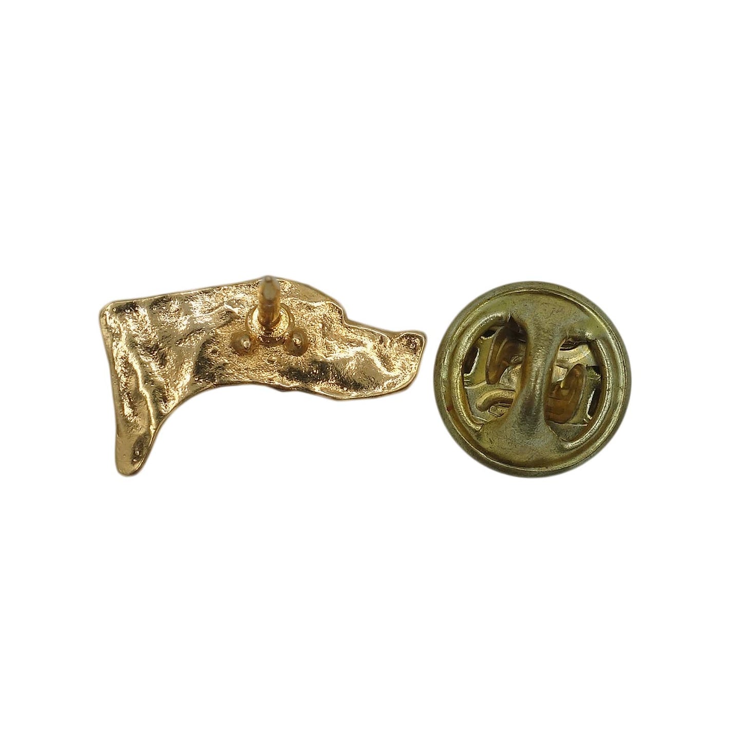 犬 ピンズ 金色 ドッグヘッド 動物