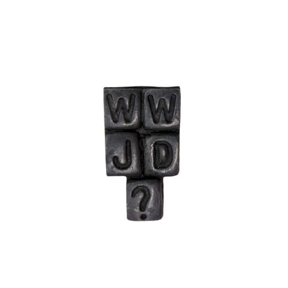 WWJD? ピンズ キリスト教 留め具付き