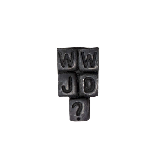 WWJD? ピンズ キリスト教 留め具付き