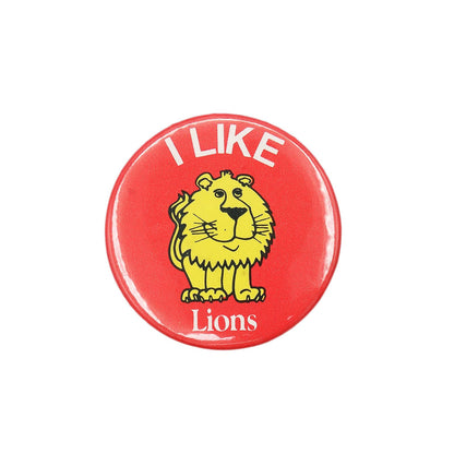 I LIKE Lions 缶バッジ バッチ